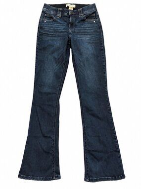 Democracy Ab Solution Jeans Women’s 4 Dark Wash Bootcut Flare Stretch Denim